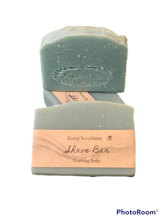 Rump Scrubbers Luxurious Mango Butter Shave Bar | Smooth Daily Shaving Soap for Head to Toe