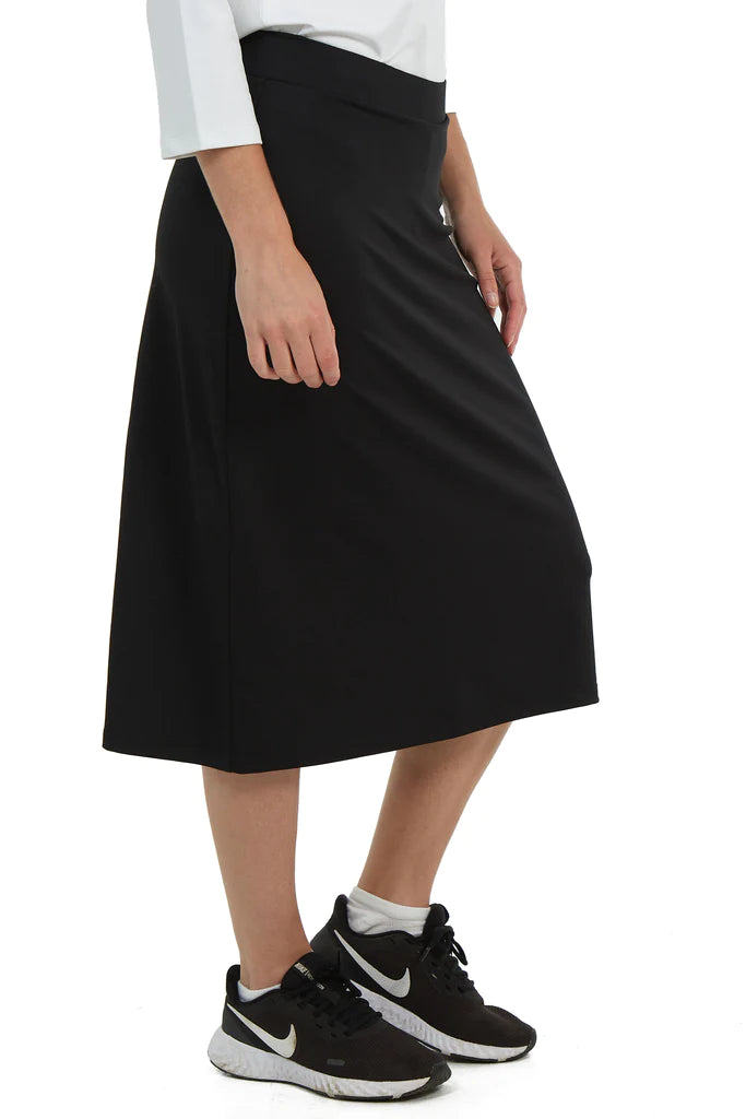 Quick-Dry 26" High-Waisted Sports Skirt with Shorts