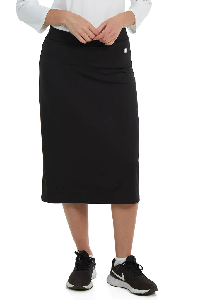 Quick-Dry 26" High-Waisted Sports Skirt with Shorts